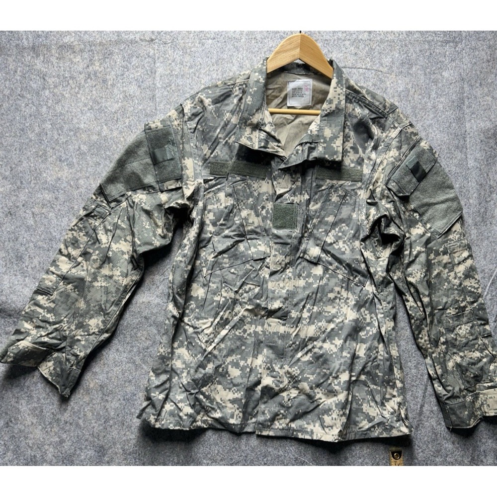 US Army Camouflage Combat Uniform Zip Up Shirt - Medium Regular‎ - Digital Camo